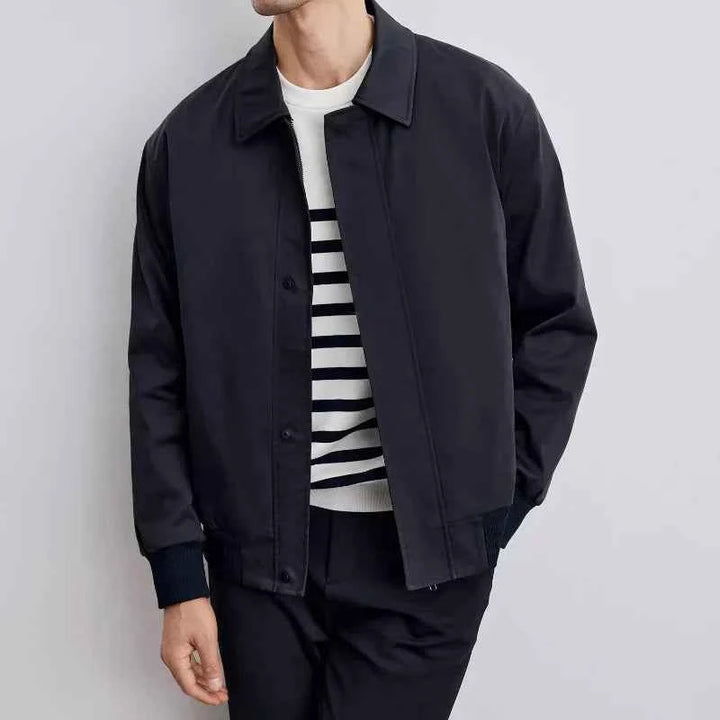 Men's Casual Jacket - Stylish and Versatile Outerwear Navy Blue