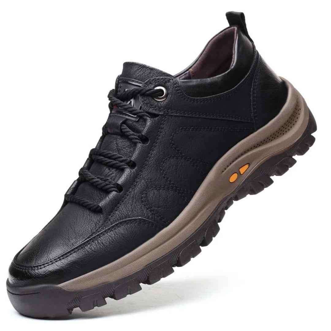 Men's Casual Lace-Up Shoes for Comfort Black
