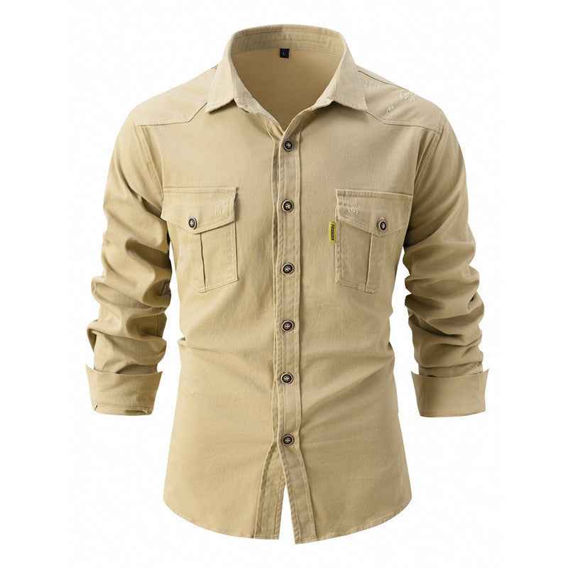 Men's Casual Long Sleeve Shirt - Zenda Style