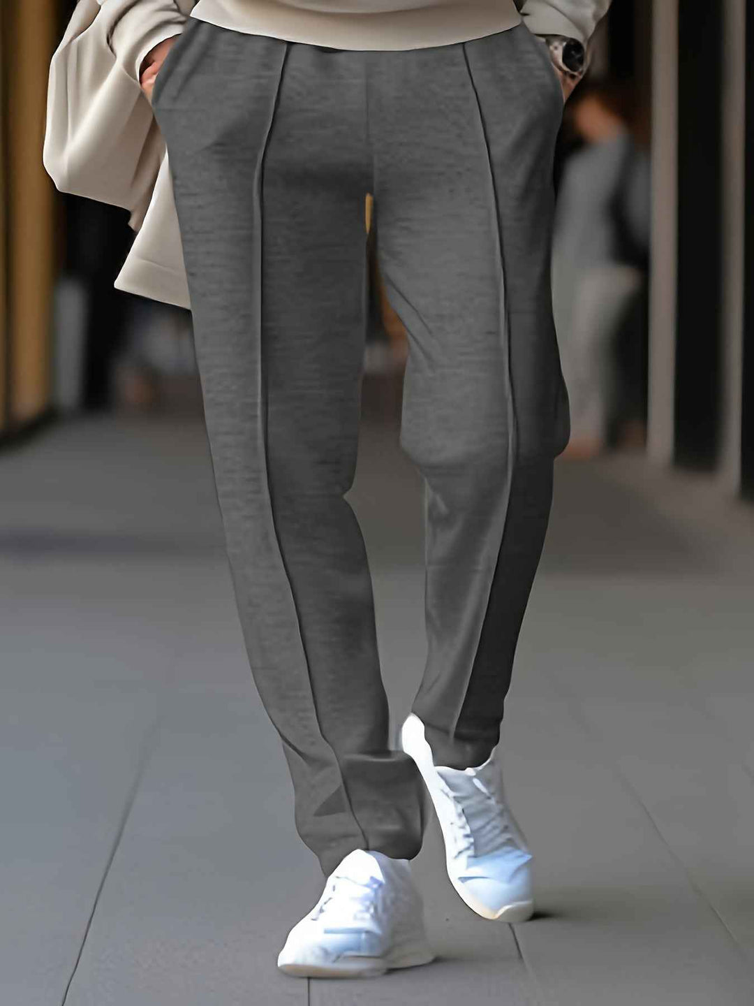 Men's Casual Pants - Stylish & Comfortable Fit Dark gray