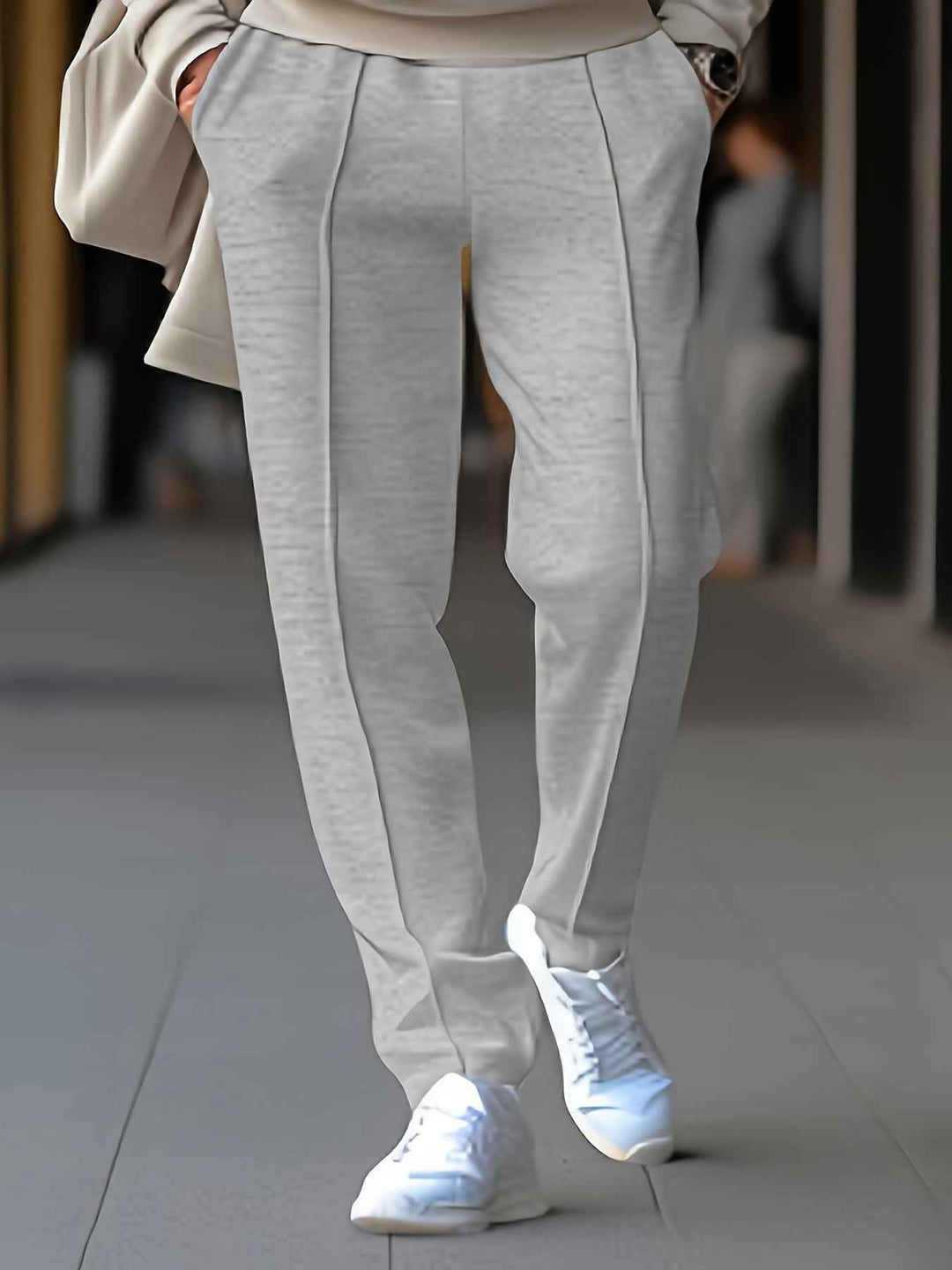 Men's Casual Pants - Stylish & Comfortable Fit Light gray