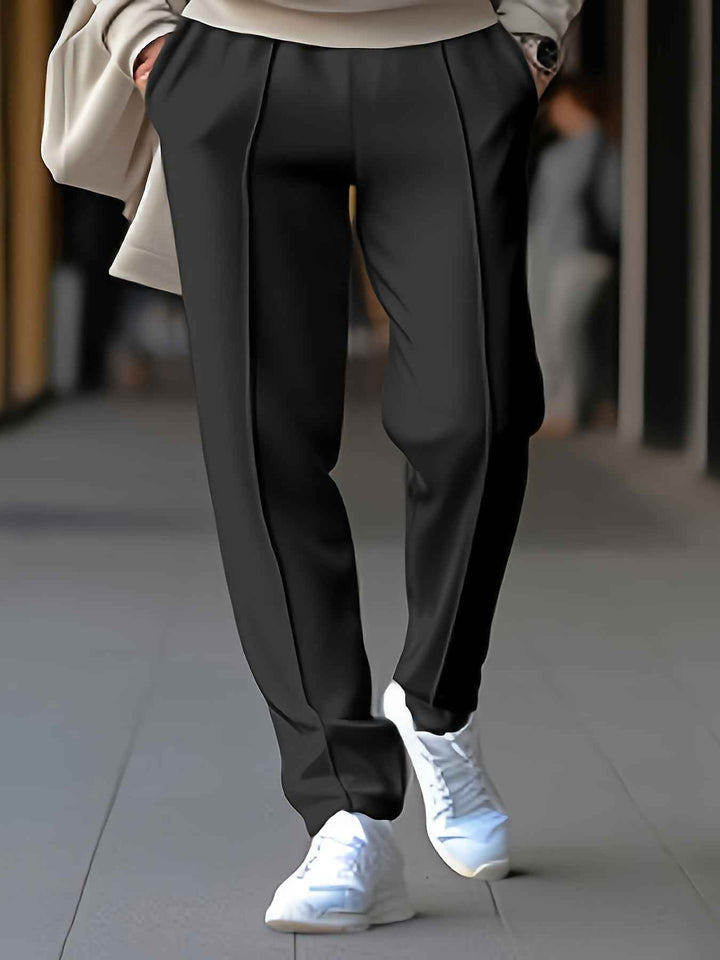 Men's Casual Pants - Stylish & Comfortable Fit Zwart