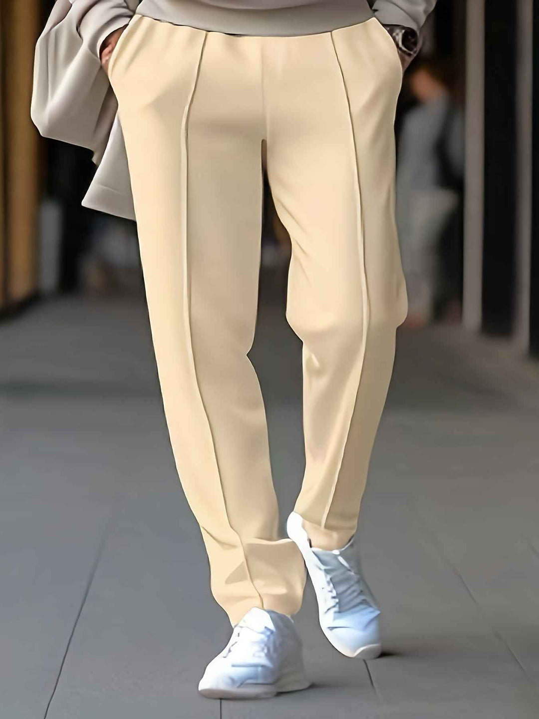 Men's Casual Pants - Stylish & Comfortable Fit Beige