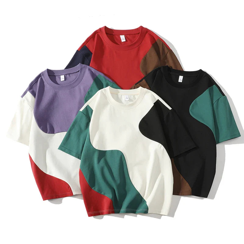 Men's Casual Patch Tee