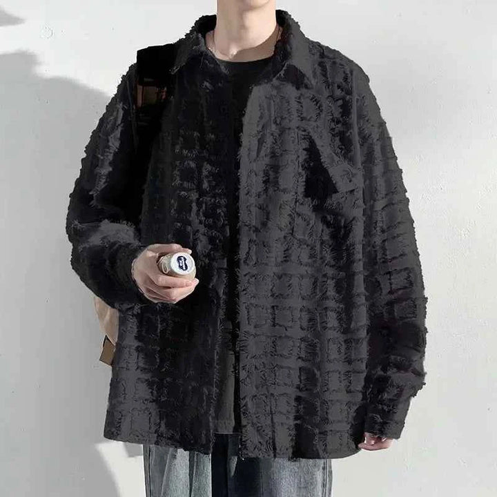 Men's Checkered Button-Up Shirt