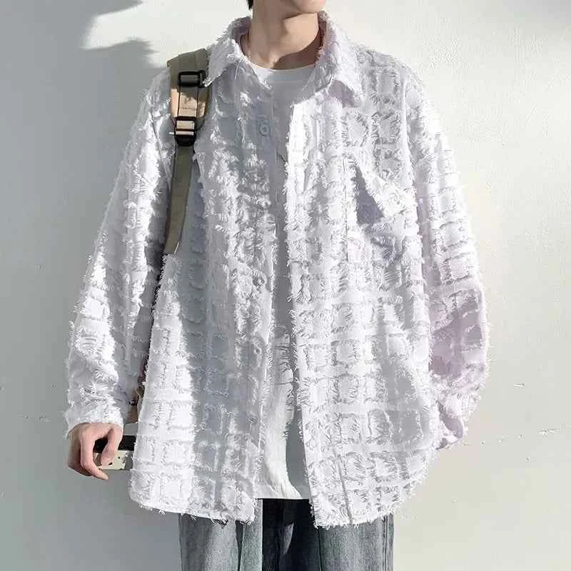 Men's Checkered Button-Up Shirt