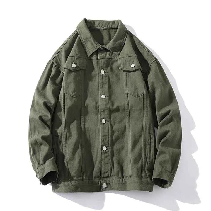 Men's Classic Bayfield Denim Jacket Army Green