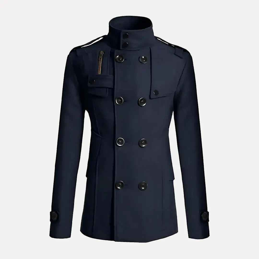 Men's Classic Bennett Coat Navy Blue