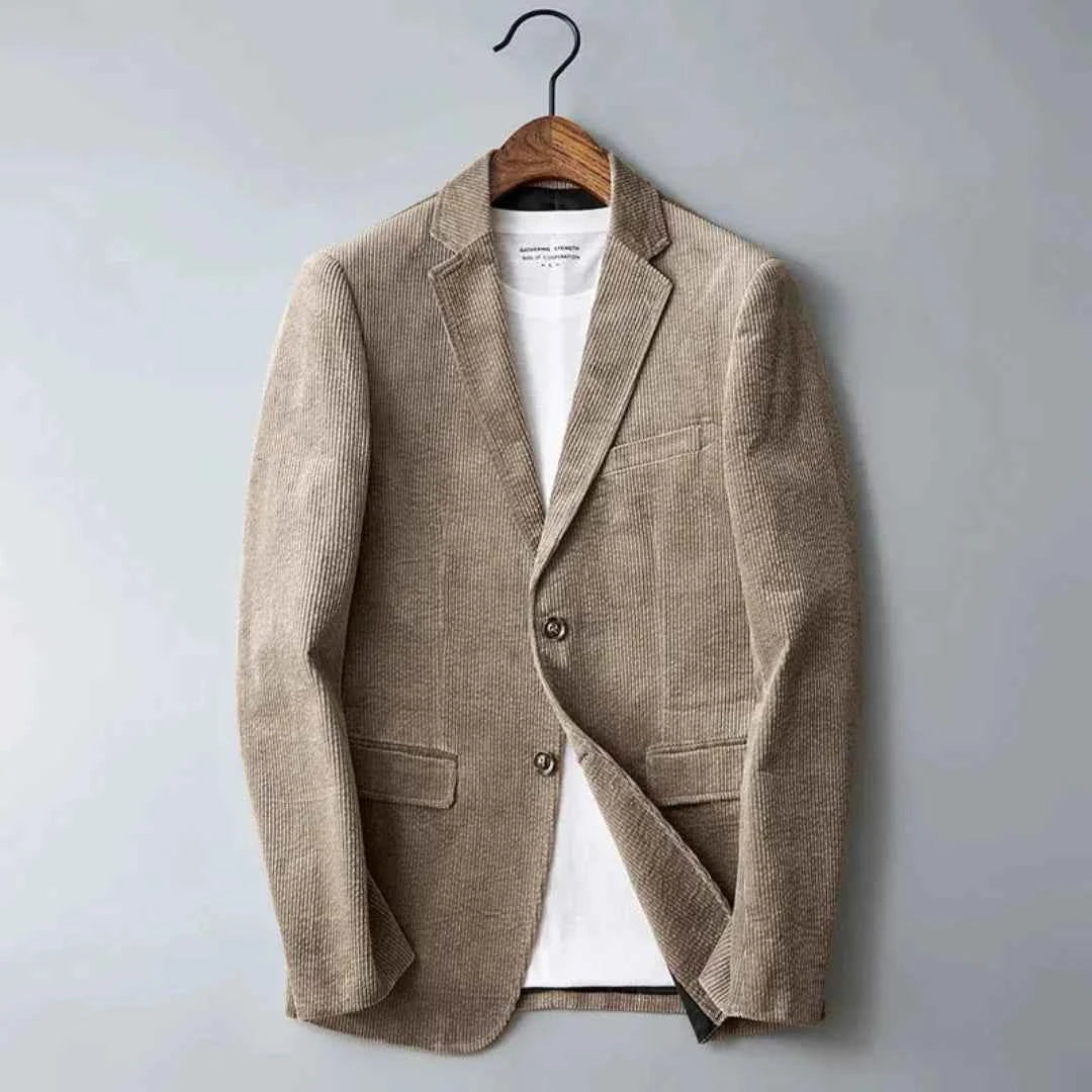 Men's Classic Corduroy Blazer Khaki