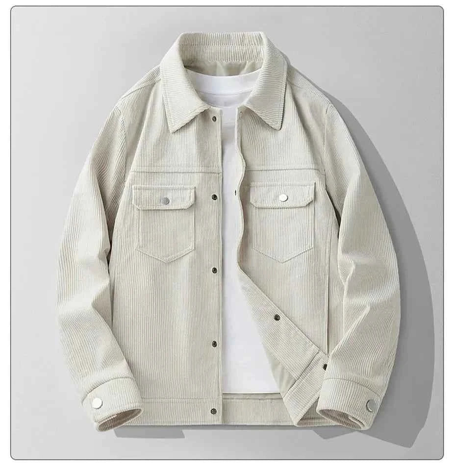 Men's Classic Corduroy Jacket Beige