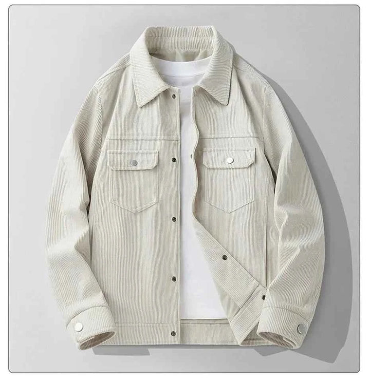 Men's Classic Corduroy Jacket Beige