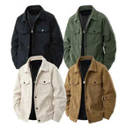 Men's Corduroy Textured Jacket Winter Essential Knitwear