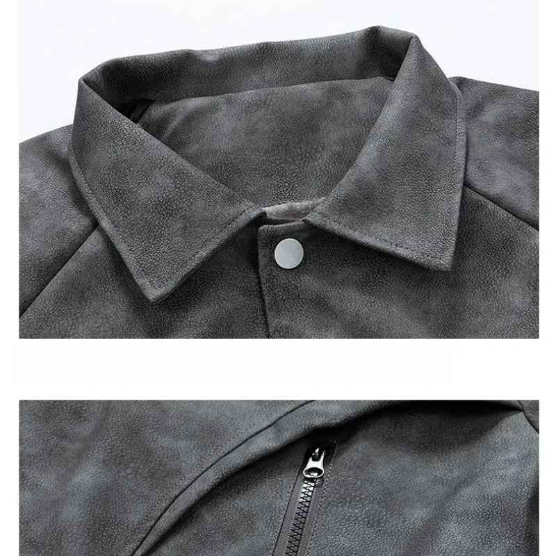 Men's Classic Harrington Leather Jacket