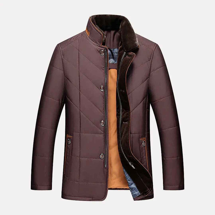 Men's Classic Heritage Padded Jacket Burgundy