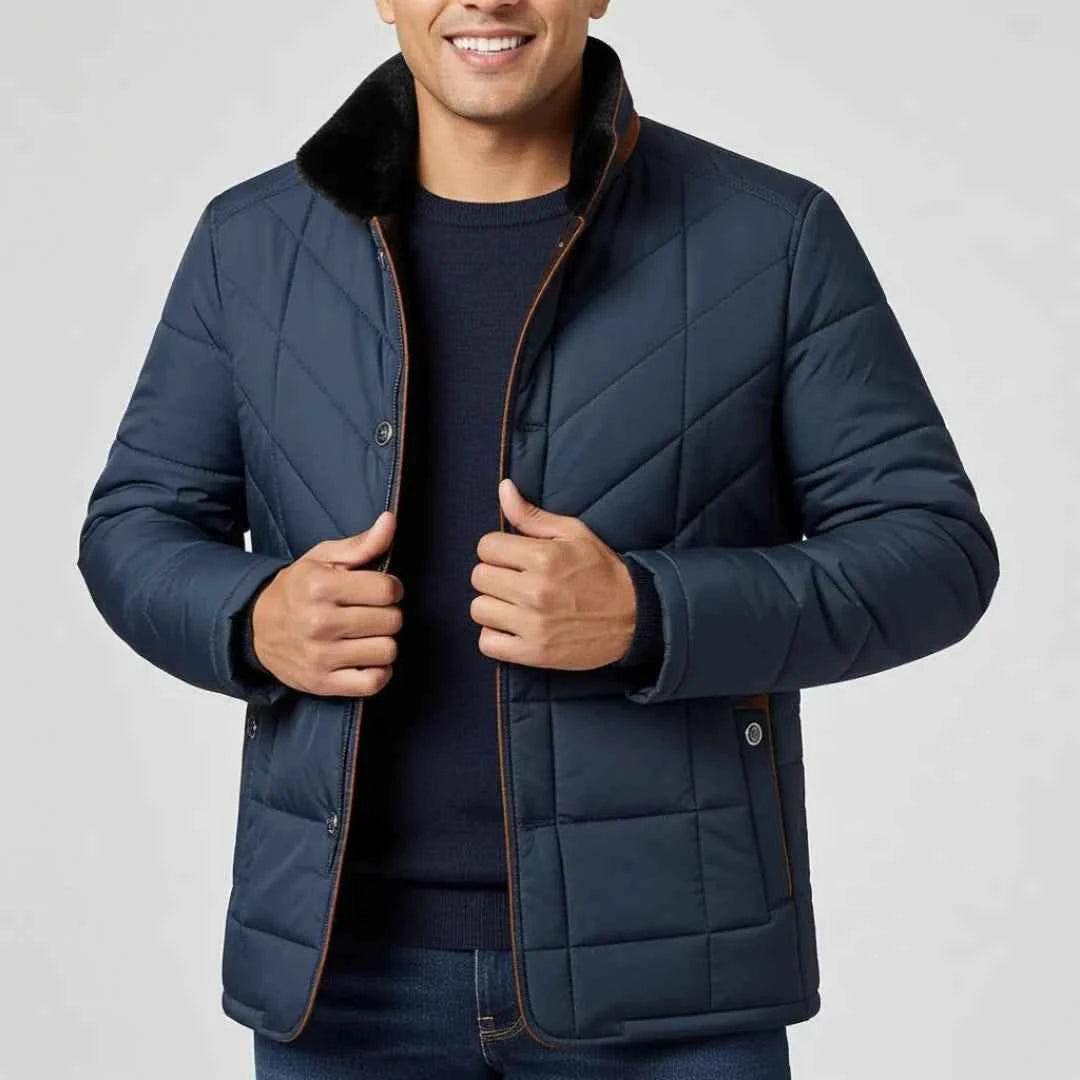 Men's Classic Heritage Padded Jacket Royal Blue