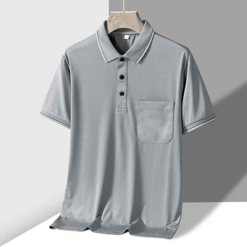 Men's Classic Polo Shirt - Stratford Style Dark Gray