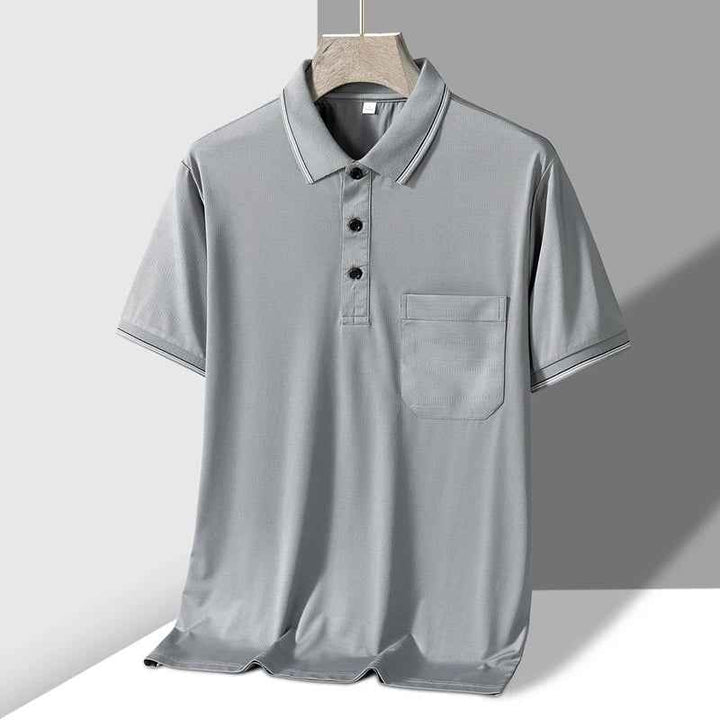 Men's Classic Polo Shirt - Stratford Style Dark Gray