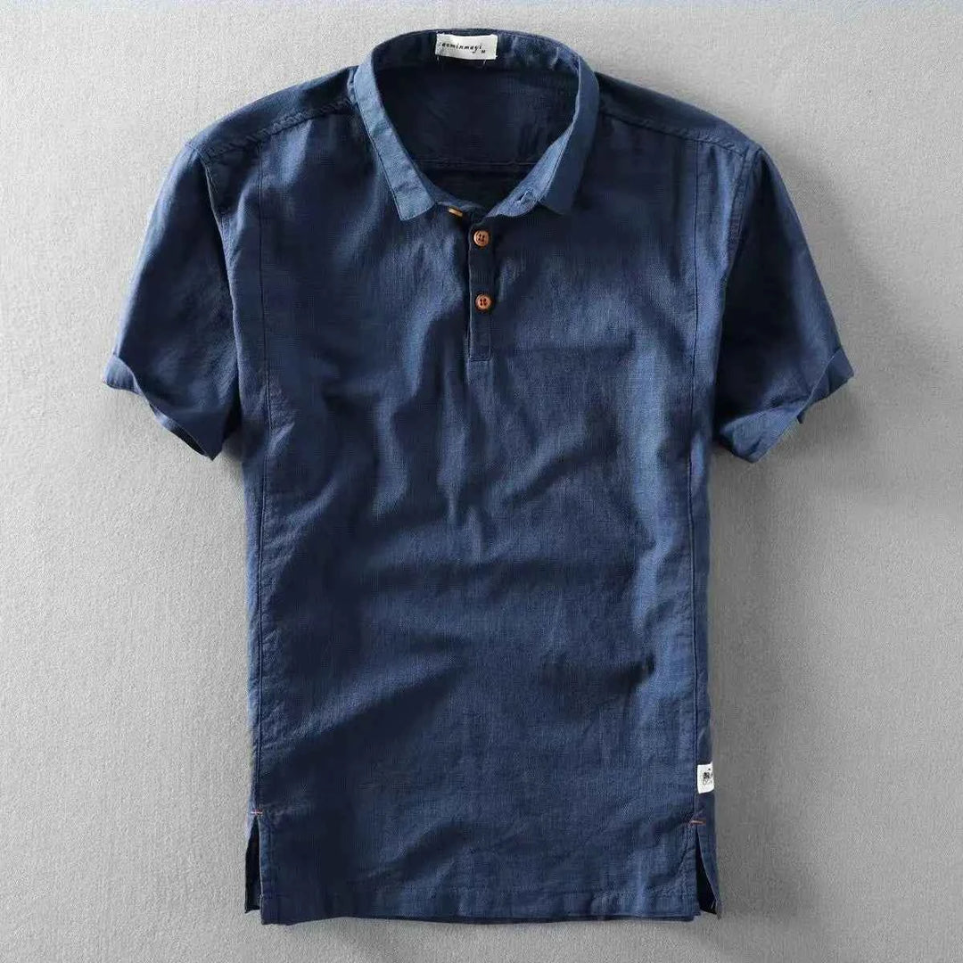 Men's Classic Polo Shirt Navy Blue