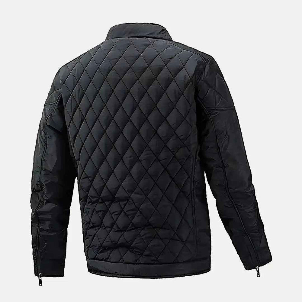 Men's Classic Stitched Cotton-Padded Jacket