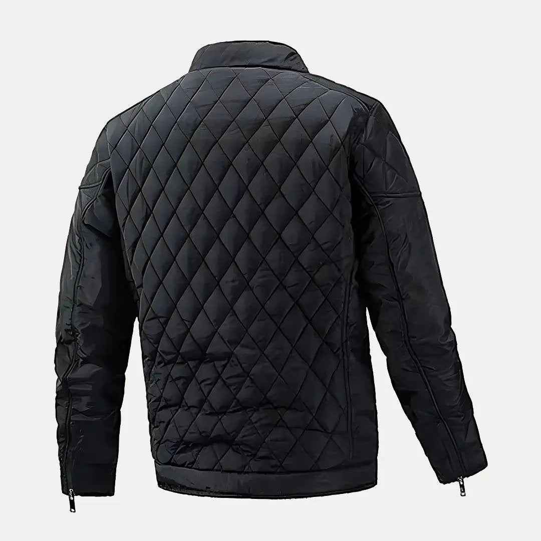 Men's Classic Stitched Cotton-Padded Jacket