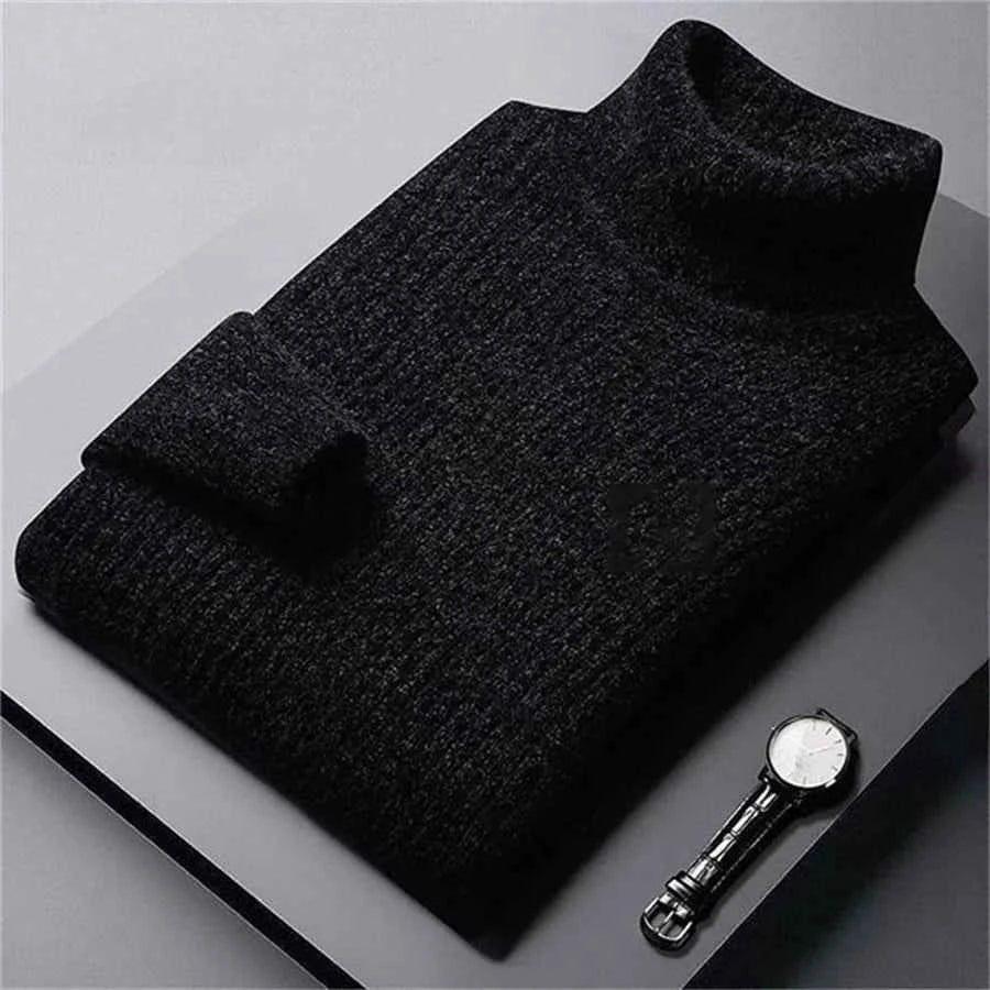 Men's Classic Turtleneck Sweater Black