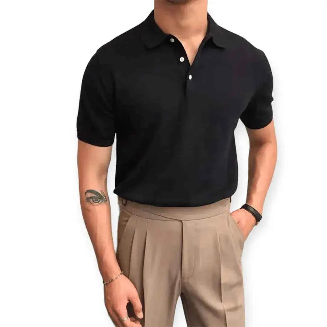 Men's Comfort Polo Shirt Black