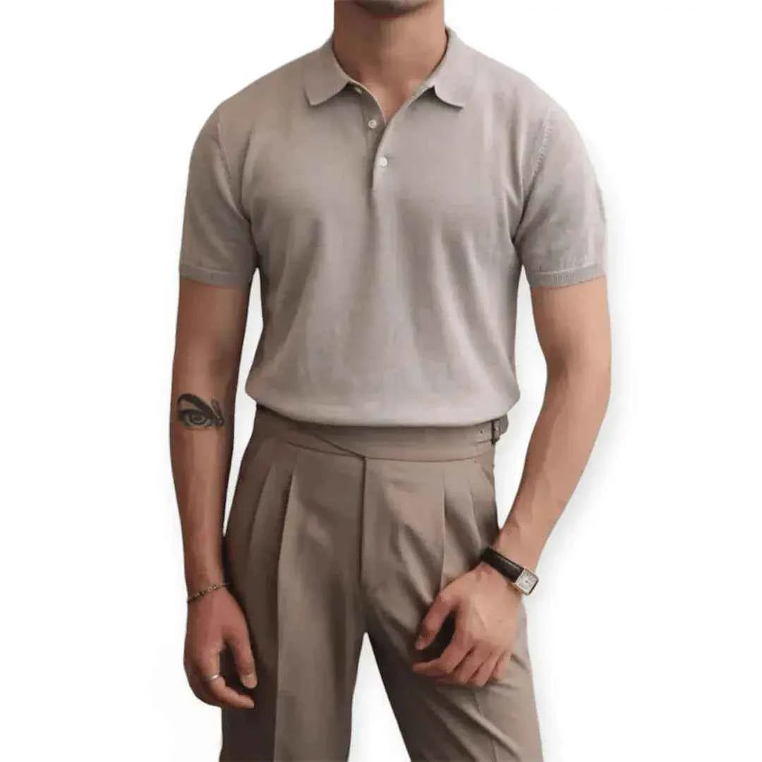 Men's Comfort Polo Shirt Taupe