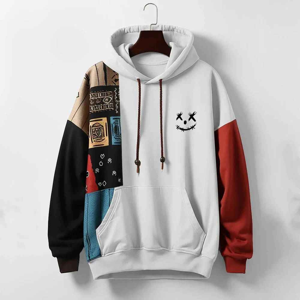 Men's Cool Streetwear Hoodies White