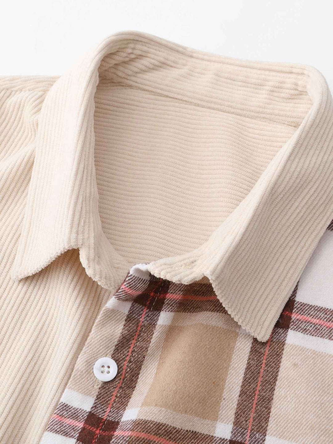 Men's Corduroy Checked Shirt