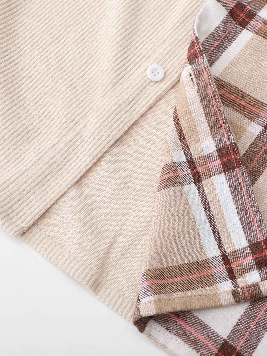 Men's Corduroy Checked Shirt
