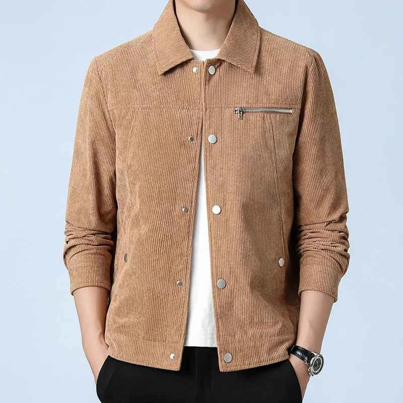 Men's Corduroy Harrington Jacket Khaki