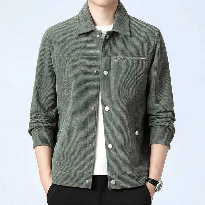 Men's Corduroy Harrington Jacket Green