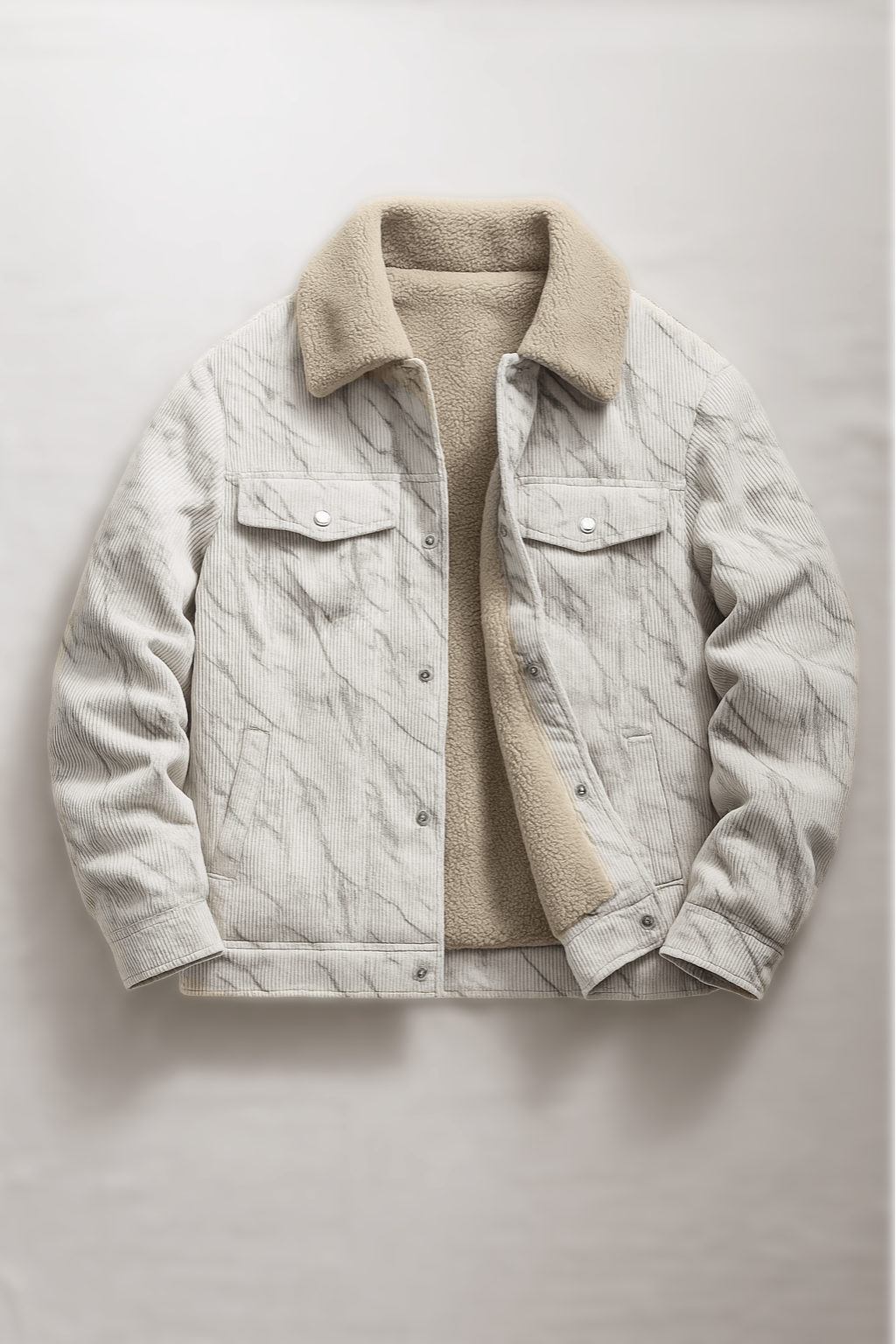 Men's Corduroy Jacket - Fairbank Style White