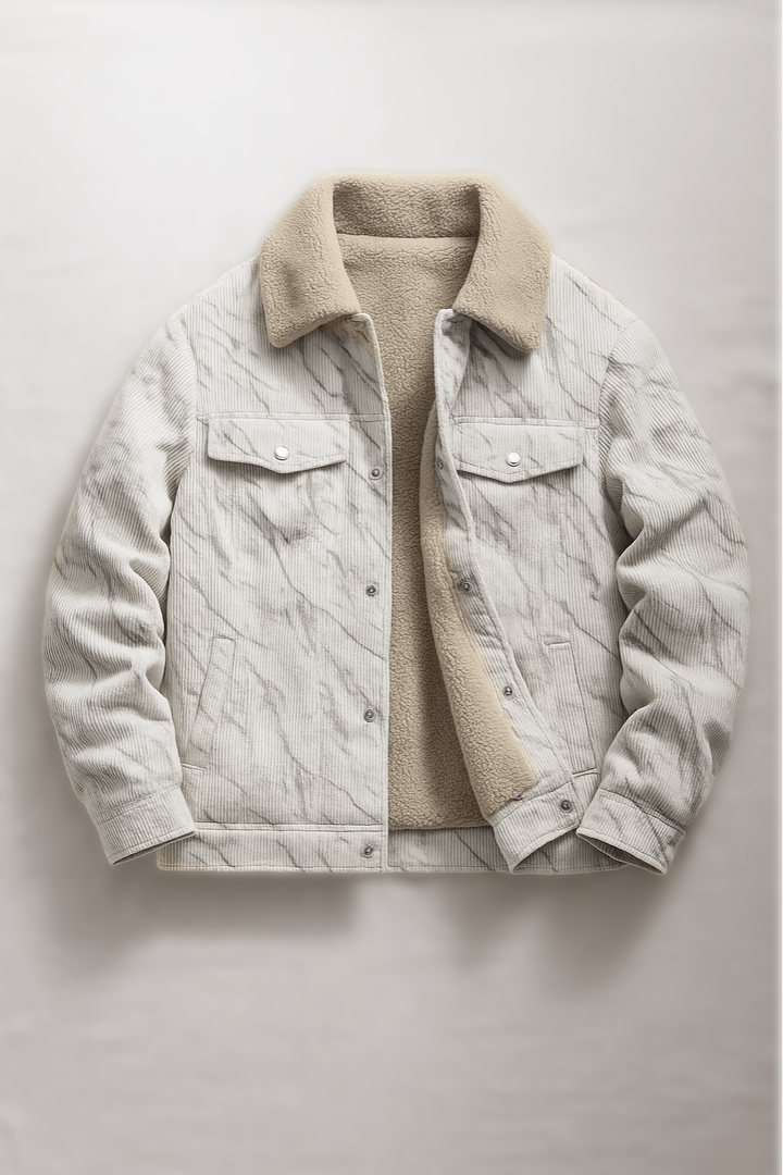 Men's Corduroy Jacket - Fairbank Style White