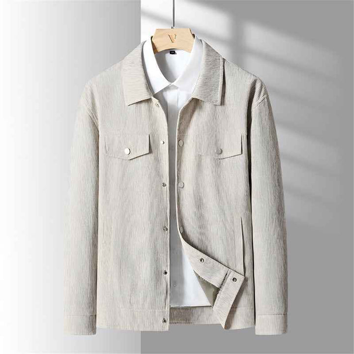 Men's Corduroy Jacket - Monterra Style Ivory