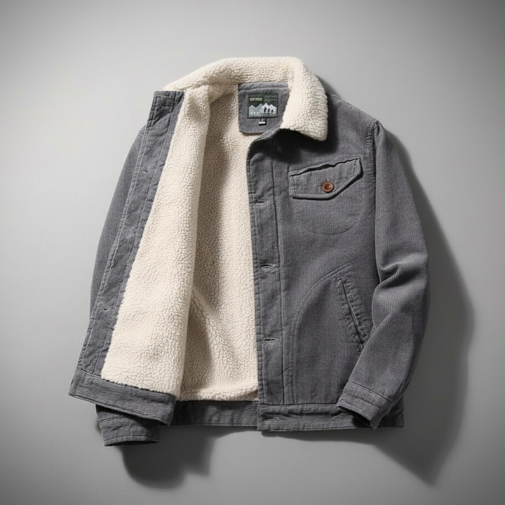 Men's Corduroy Jacket - Stylish and Comfortable Outerwear Slate