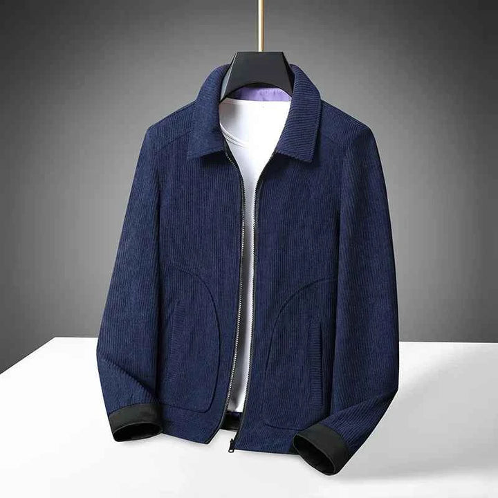 Men's Corduroy Jacket - Stylish and Comfortable Outerwear Navy