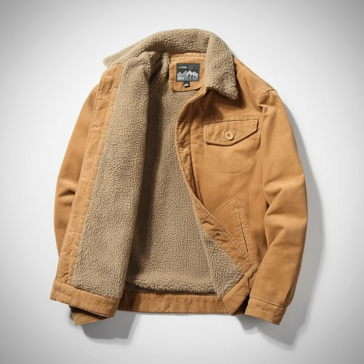 Men's Corduroy Jacket - Stylish and Comfortable Outerwear Maple