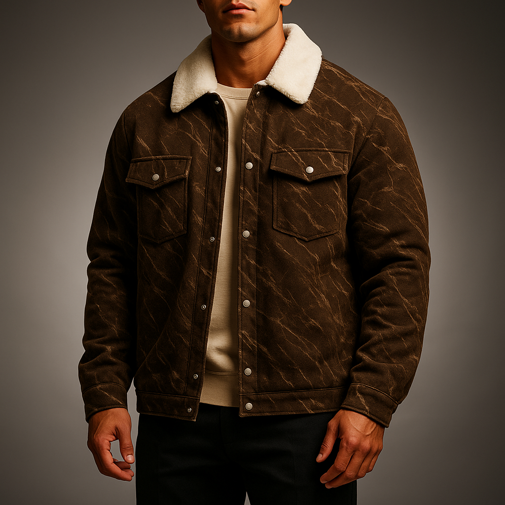 Men's Corduroy Jacket - Stylish and Comfortable Outerwear Brown