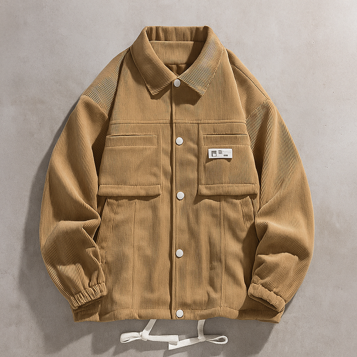 Men's Corduroy Jacket - Stylish and Comfortable Brown