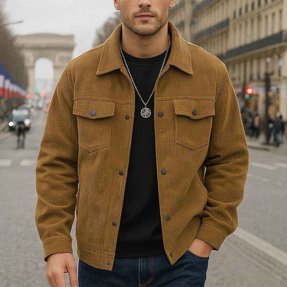 Men's Corduroy Jacket - Summit Creek Style Brown
