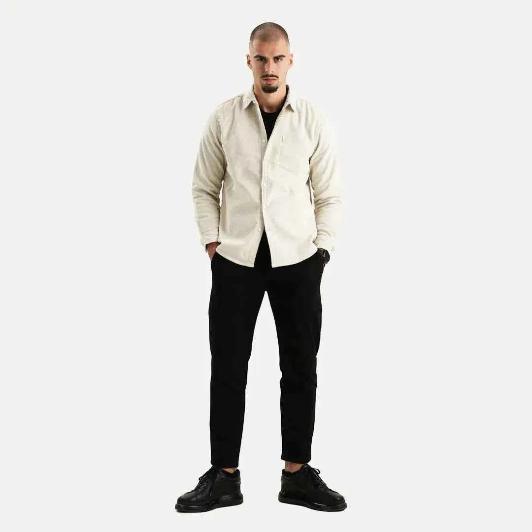 Men's Corduroy Long Sleeve Shirt