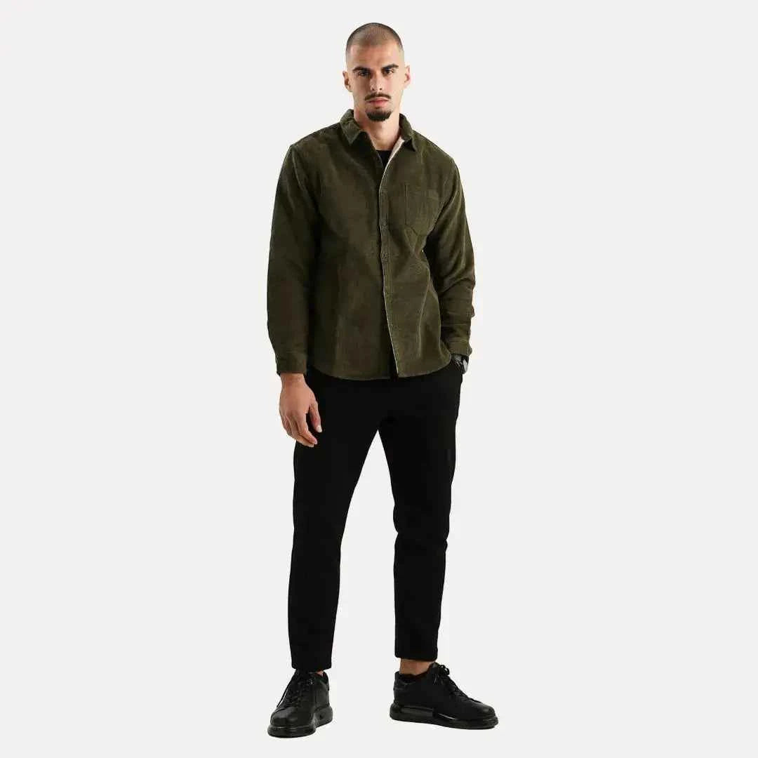 Men's Corduroy Long Sleeve Shirt
