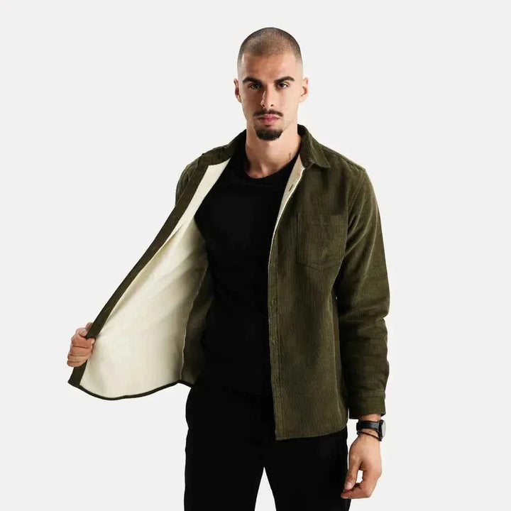 Men's Corduroy Long Sleeve Shirt