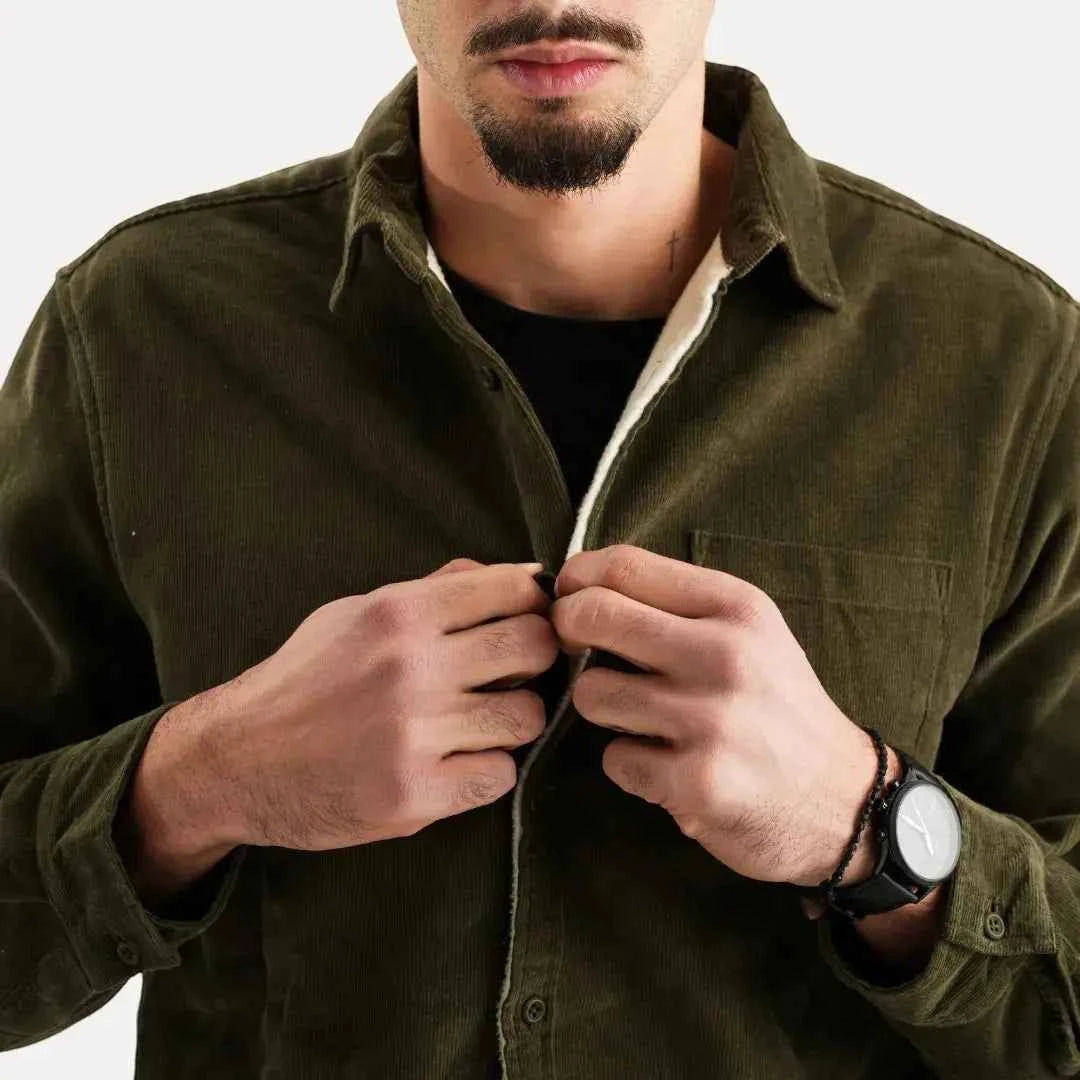 Men's Corduroy Long Sleeve Shirt