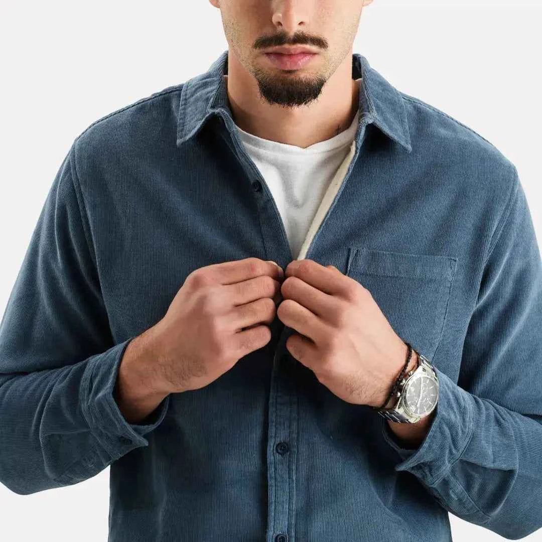 Men's Corduroy Long Sleeve Shirt