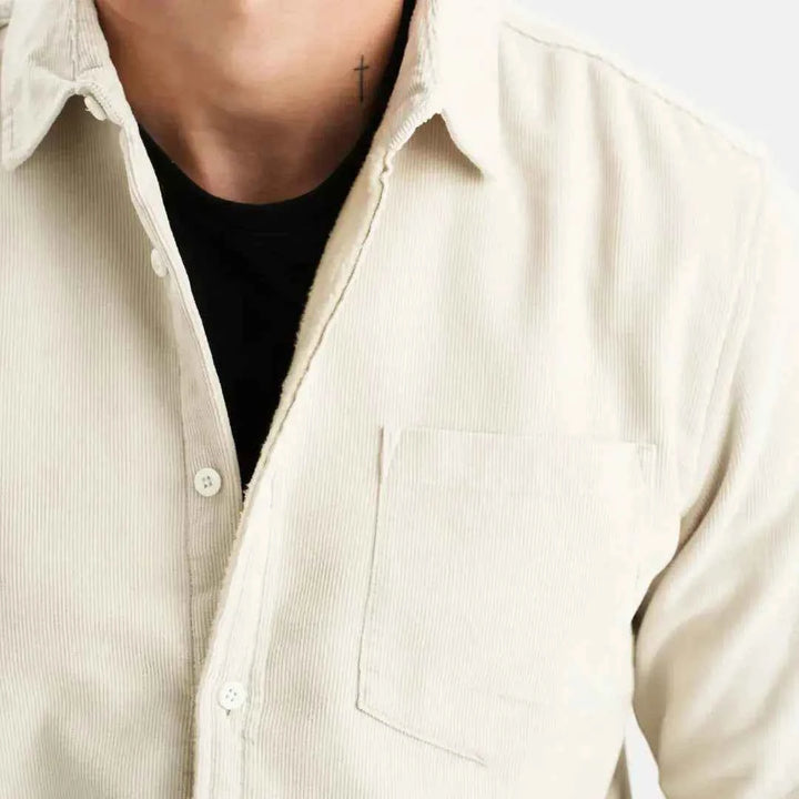 Men's Corduroy Long Sleeve Shirt