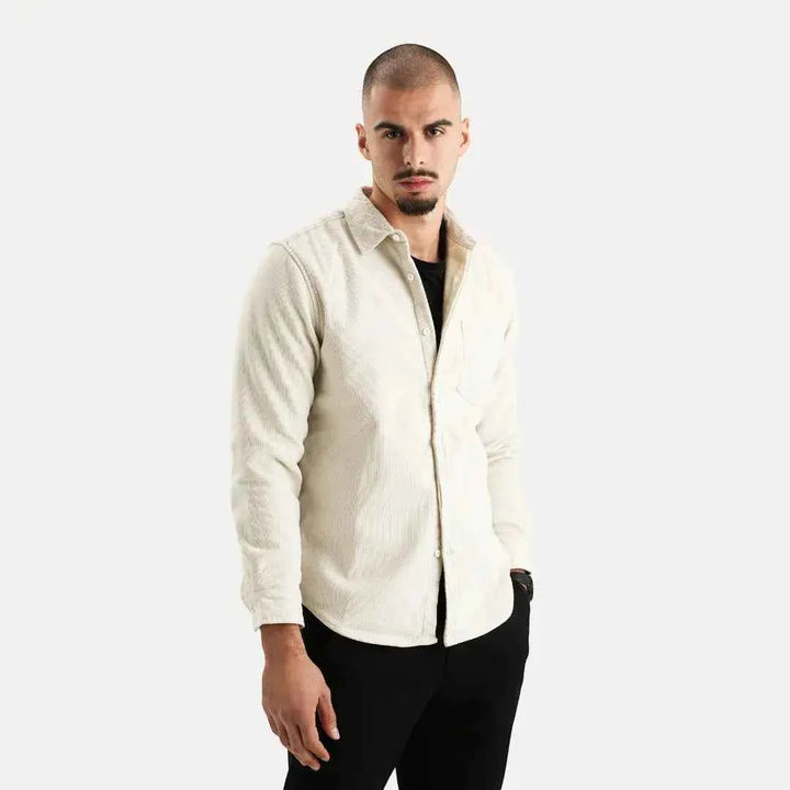 Men's Corduroy Long Sleeve Shirt