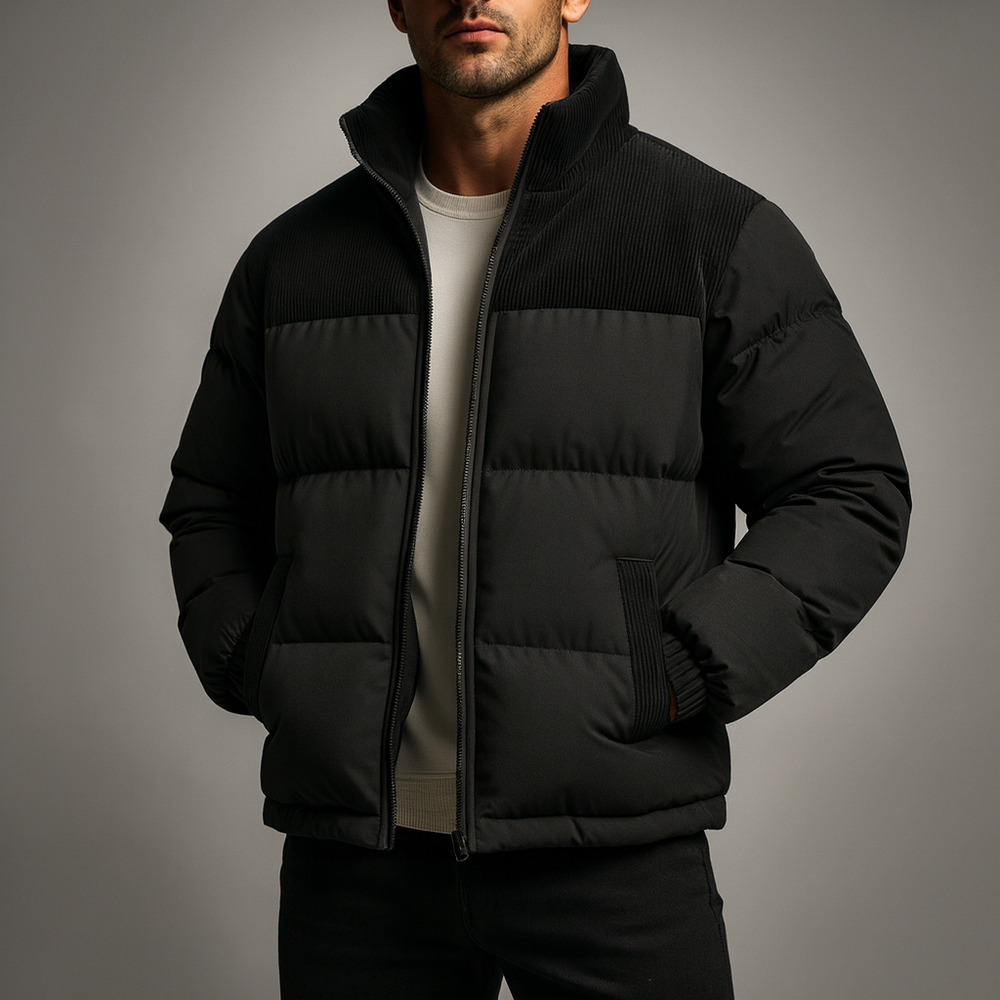 Men's Corduroy Panel Jacket