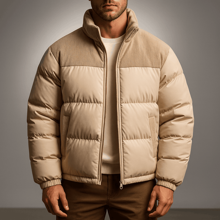 Men's Corduroy Panel Jacket